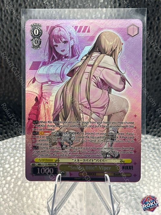 "Snake Bite" Viper (PR)(NIK/S117-PE02) - GODDESS OF VICTORY: NIKKE - Weiss Schwarz Card (NM)