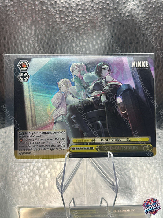 D-OUTSIDERS (NIK/S117-E028R) - GODDESS OF VICTORY: NIKKE - Weiss Schwarz Card (NM)