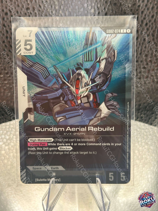 Gundam Aerial Rebuild (R) (GD02-074) - Dual Impact - Gundam Card (NM)