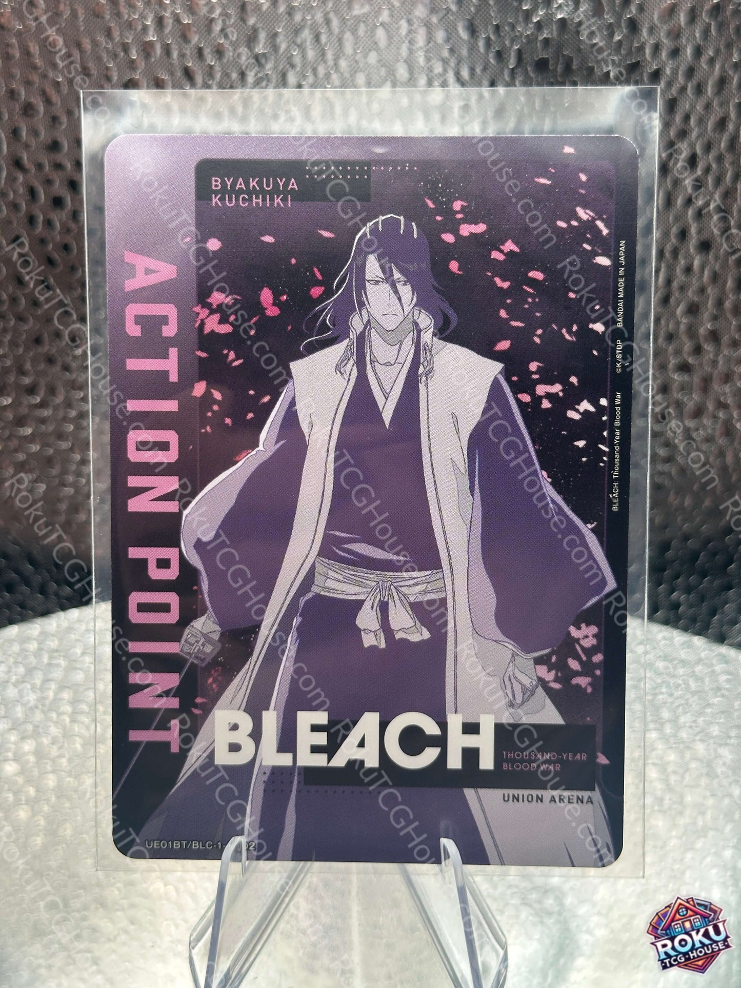 Action Point Card (AP02) Byakuya Kuchiki (UE01BT/BLC-1-AP02) - Bleach: Thousand-Year Blood War - Union Arena Card (NM)