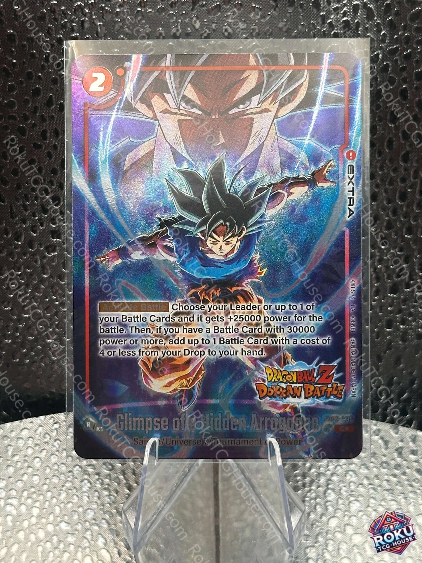 Glimpse of a Hidden Arrogance (Alternate Art) (FB02-035) - Blazing Aura - Dragon Ball Super Card (NM)