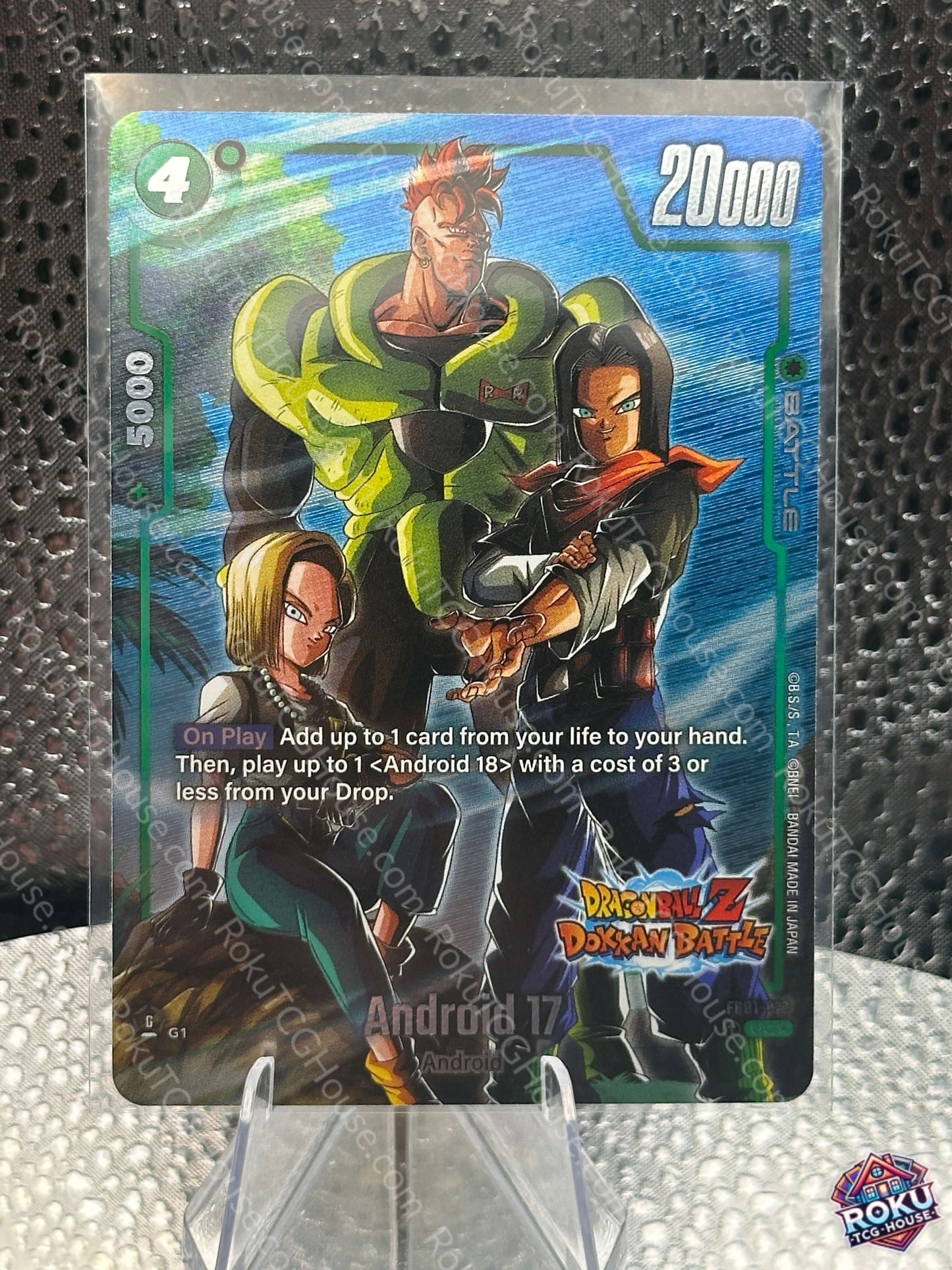 Android 17 (Alternate Art) (FB01-077) - Awakened Pulse - Dragon Ball Super Card (NM)