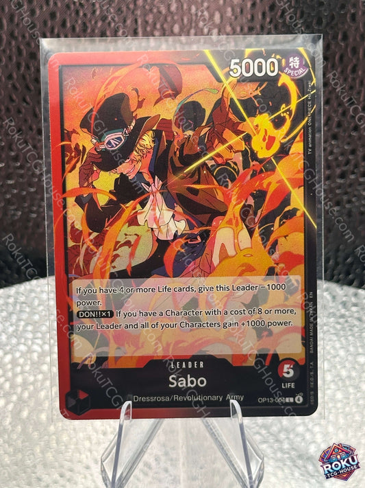 Sabo (OP13-004) - Carrying On His Will - One Piece Card (NM)