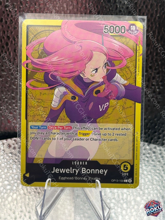 Jewelry Bonney (OP13-100) - Carrying On His Will - One Piece Card (NM)