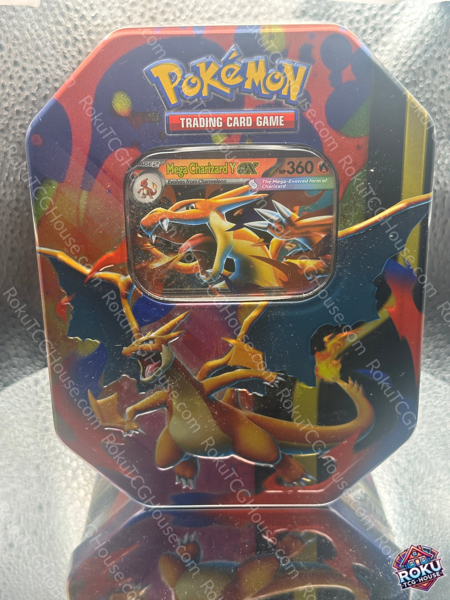 Mega Charizard Tin (Mega Charizard Y)