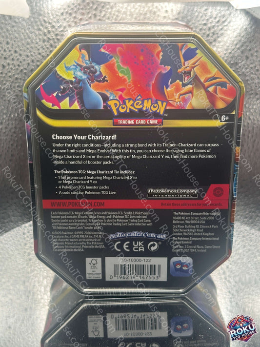 Mega Charizard Tin (Mega Charizard Y)