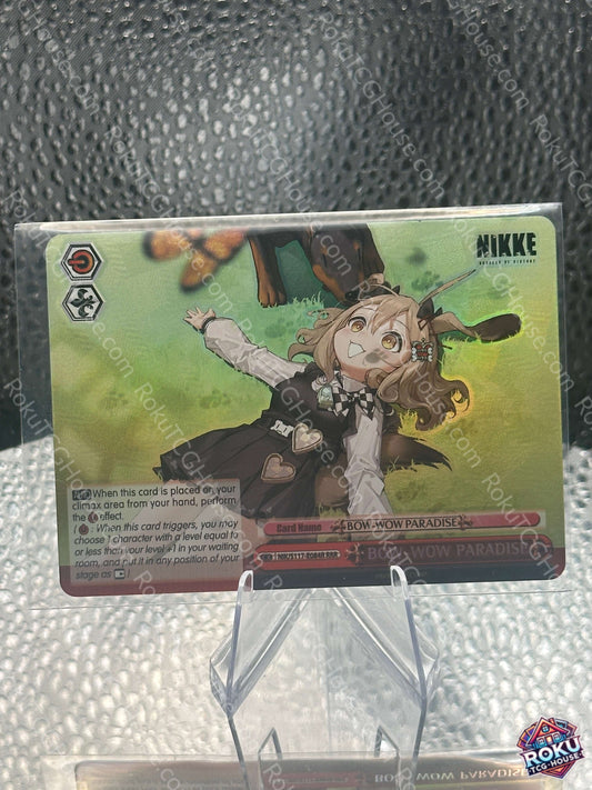 BOW-WOW PARADISE (RRR) (NIK/S117-E084R) - Goddess of Victory: Nikke - Weiss Schwarz Card (NM)