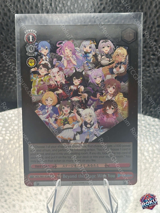 Beyond the Stage With You (SR) (HOL/W91-E106S) - hololive production - Weiss Schwarz Card (NM)