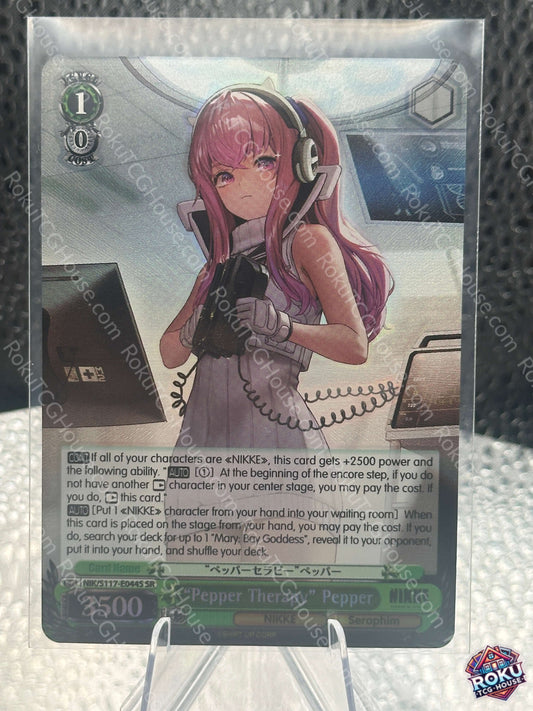 "Pepper Therapy" Pepper (SR) (NIK/S117-E044S) - Goddess of Victory: Nikke - Weiss Schwarz Card (NM)