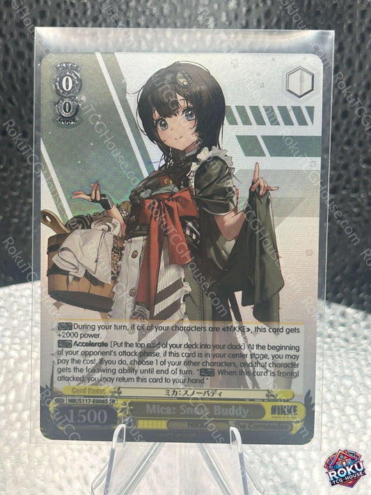 Mica: Snow Buddy (SR) (NIK/S117-E006S) - Goddess of Victory: Nikke - Weiss Schwarz Card (NM)