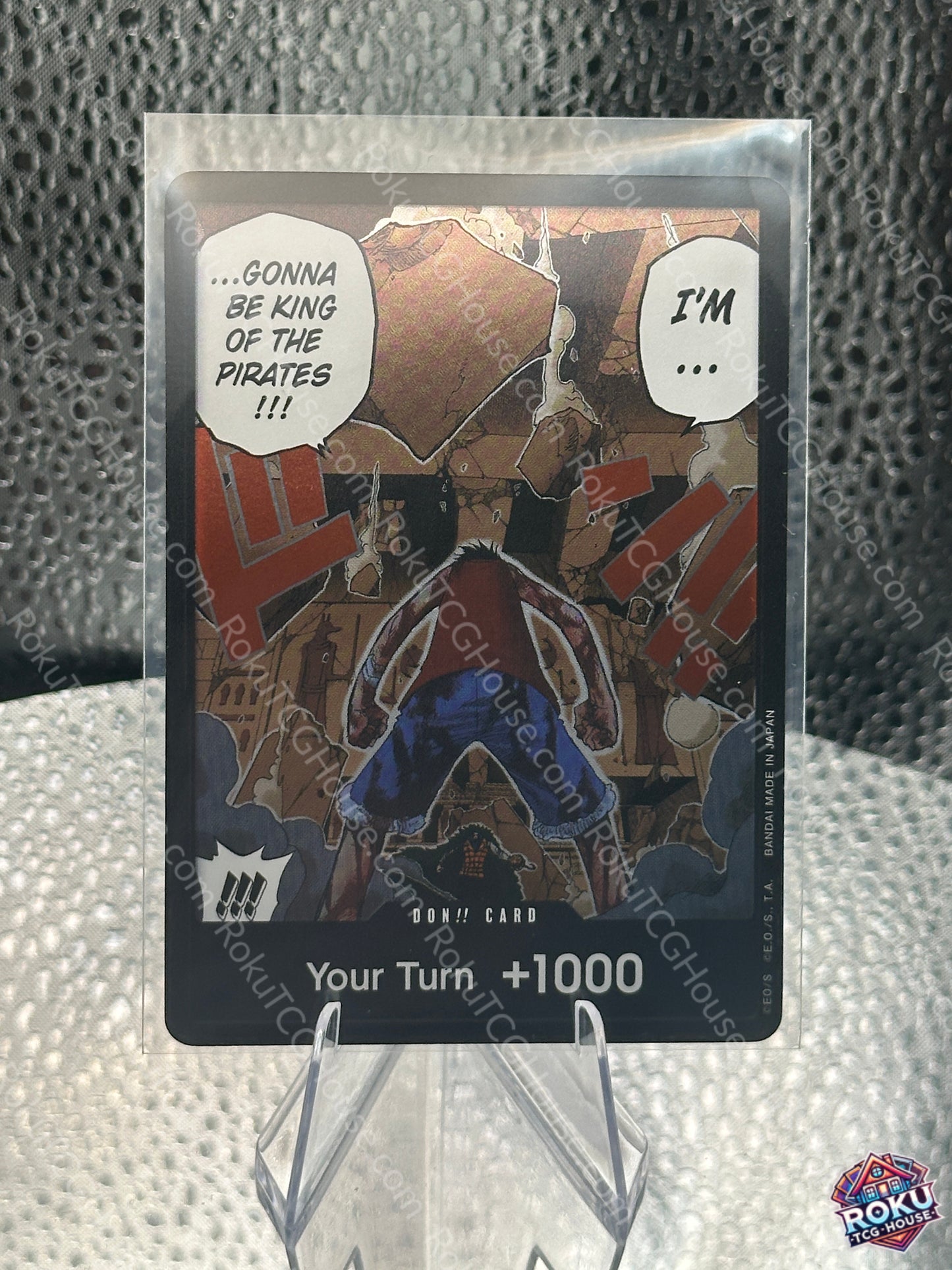 DON!! Card (Luffy vs. Crocodile) - Devil Fruits Collection Vol. 1 - One Piece Card (NM)
