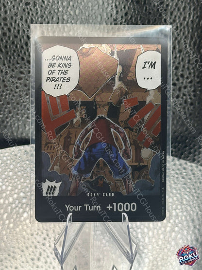 DON!! Card (Luffy vs. Crocodile) - Devil Fruits Collection Vol. 1 - One Piece Card (NM)