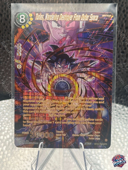 Turles, Wandering Destroyer From Outer Space (SPR) (BT24-096) - Beyond Generations - Dragon Ball Card (NM)