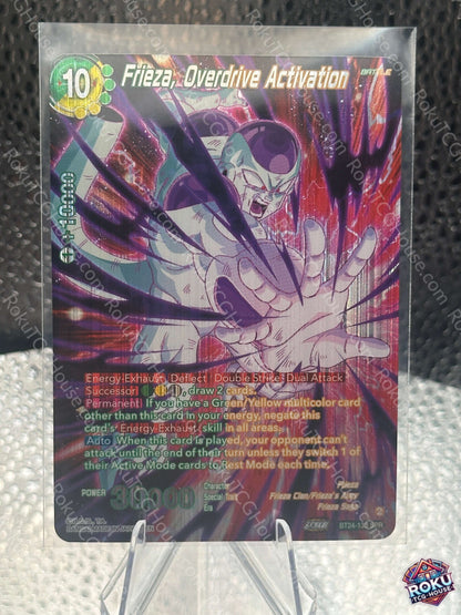 Frieza, Overdrive Activation (SPR) (BT24-133) - Beyond Generations - Dragon Ball Card (NM)