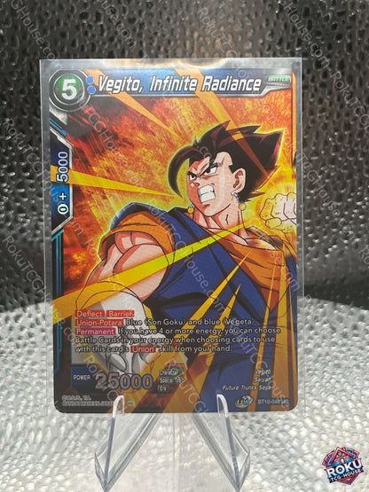 Vegito, Infinite Radiance (BT10-046) - Rise of the Unison Warrior - Dragon Ball Super Card (NM)