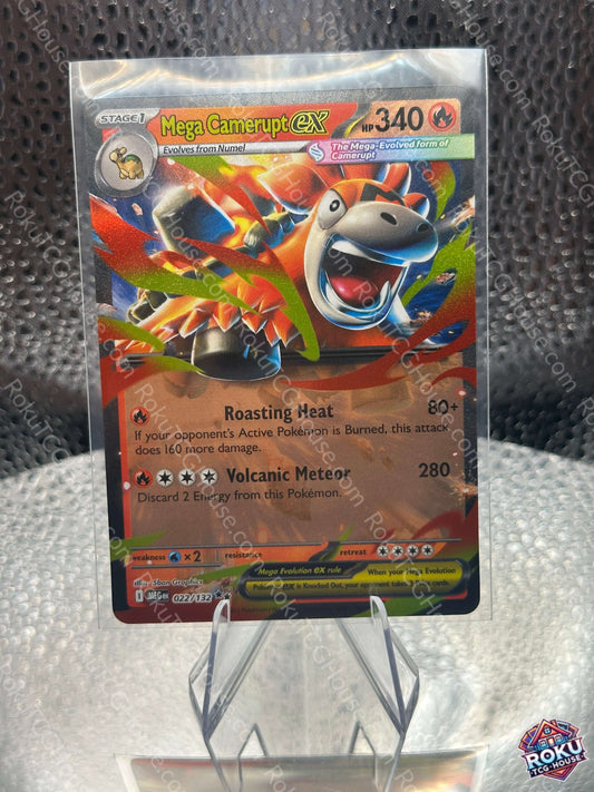 Mega Camerupt ex (022/132) - Mega Evolution - Pokemon Card (NM)