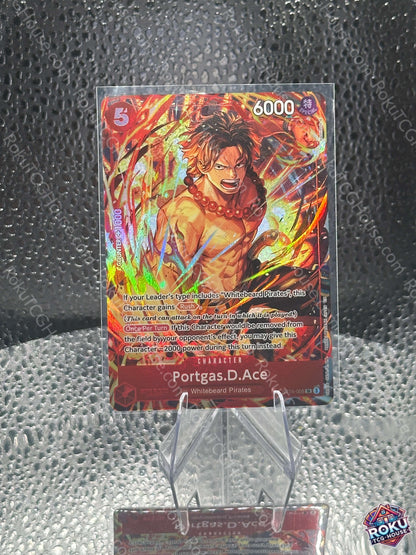 Portgas D. Ace Promo Card One Piece Card NM back