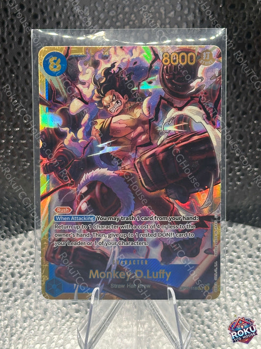 Monkey D. Luffy - A Fist of Divine Speed - One Piece Card (NM)