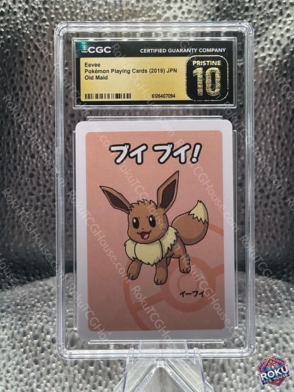 Eevee Old Maid JP Pokemon Card CGC Pristine 10 graded