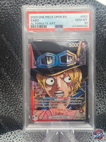 Sabo Awakening New Era One Piece Card PSA 10 graded