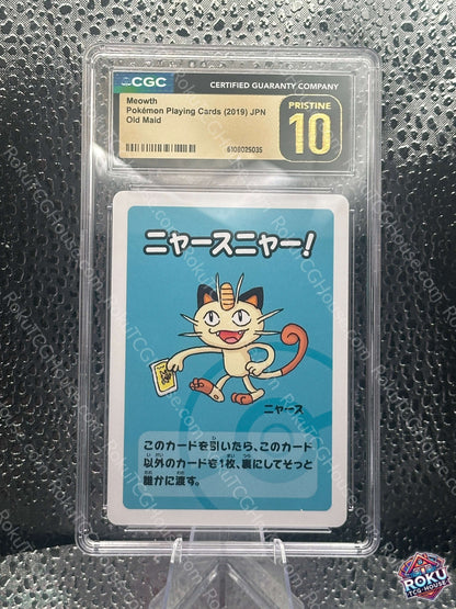 Meowth - Old Maid (JP) - Pokemon Card (CGC Pristine 10)