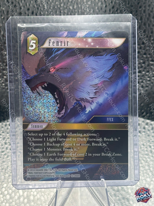 Fenrir - Opus XII - Final Fantasy Card (NM)