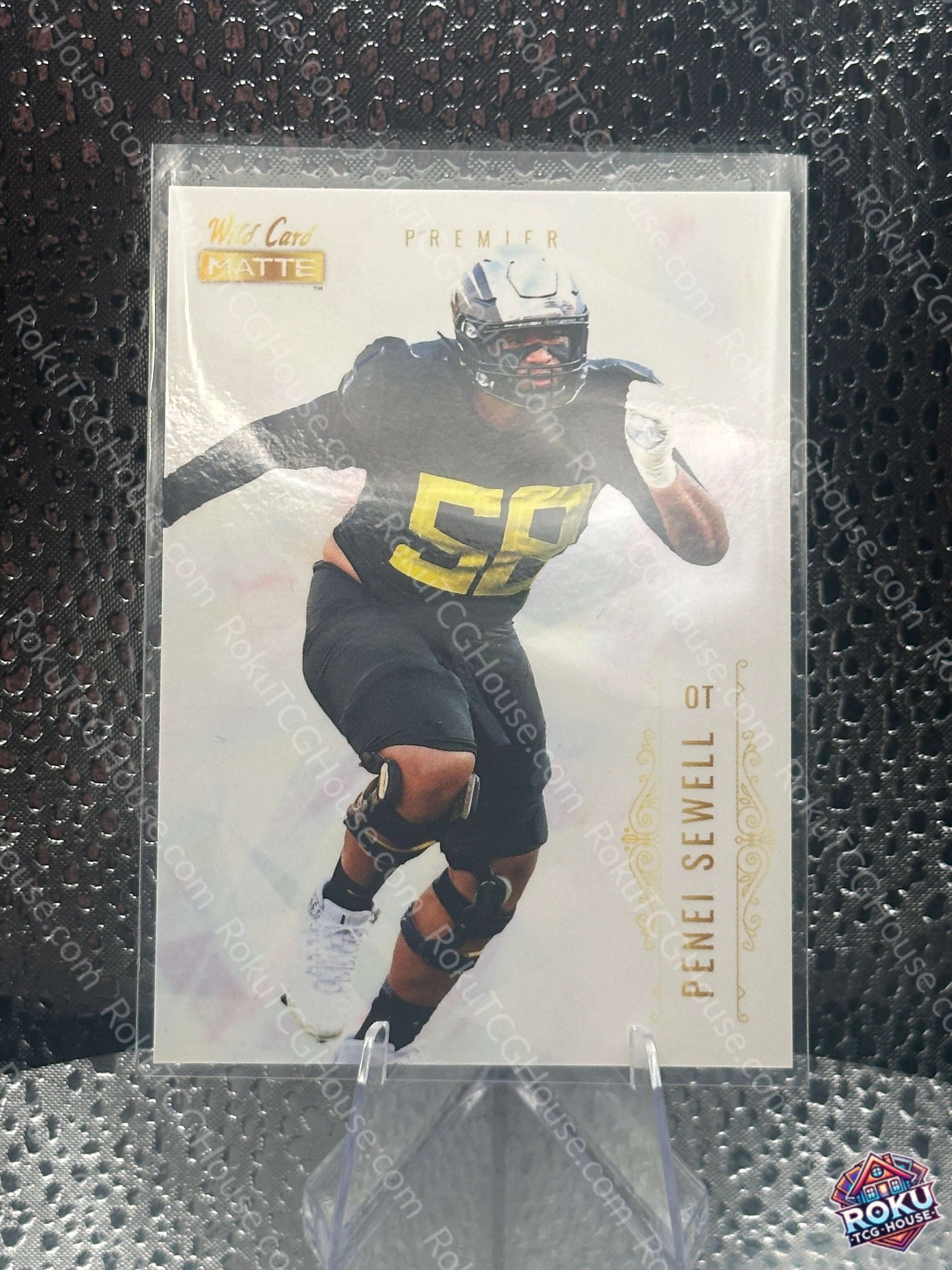 Penei Sewell White 2021 NFL Card NM front