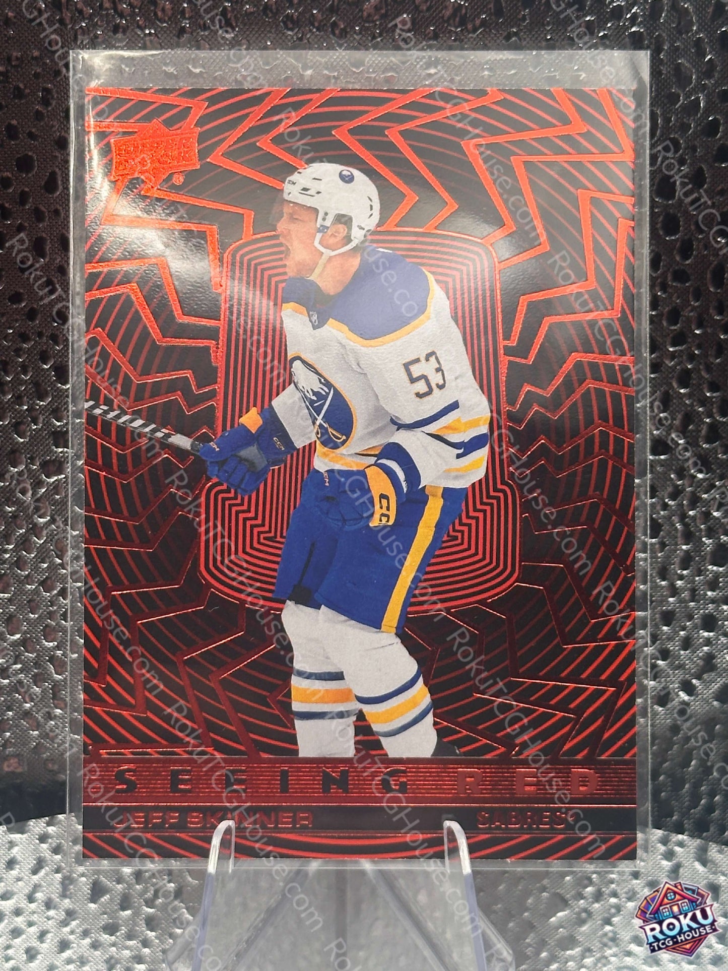 Jeff Skinner Seeing Red 2023 NHL Card NM front