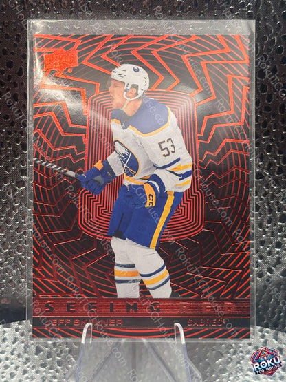 Jeff Skinner Seeing Red 2023 NHL Card NM front