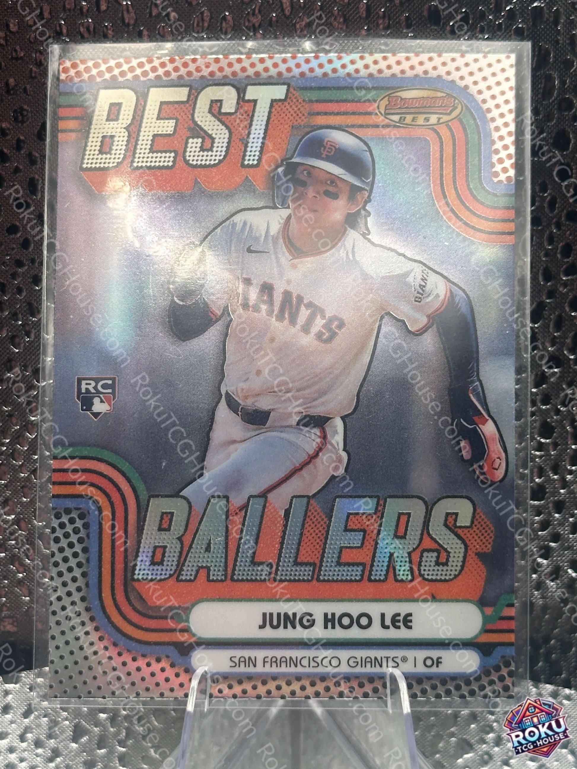 Jung Hoo Lee Rookie 2024 MLB Card NM front