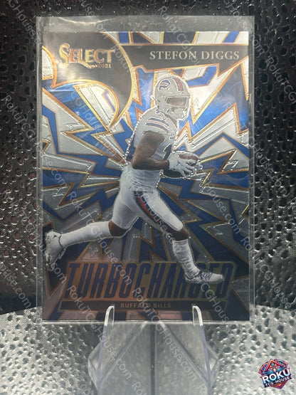 Stefon Diggs Turbocharged 2021 NFL Card NM front