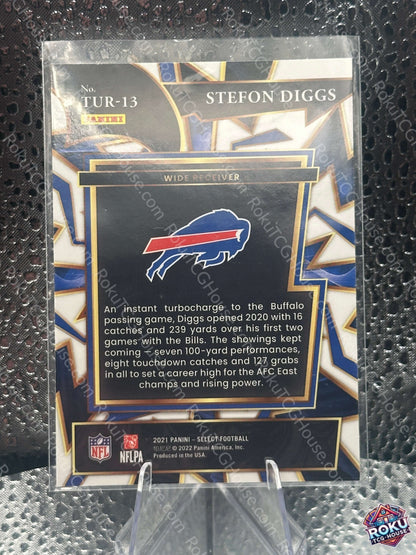 Stefon Diggs Turbocharged 2021 NFL Card NM back