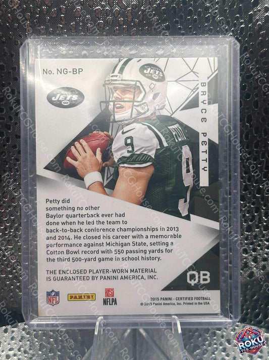 Bryce Petty (Rookie, Jersey, 291/799) - 2015 NFL Card (NM)