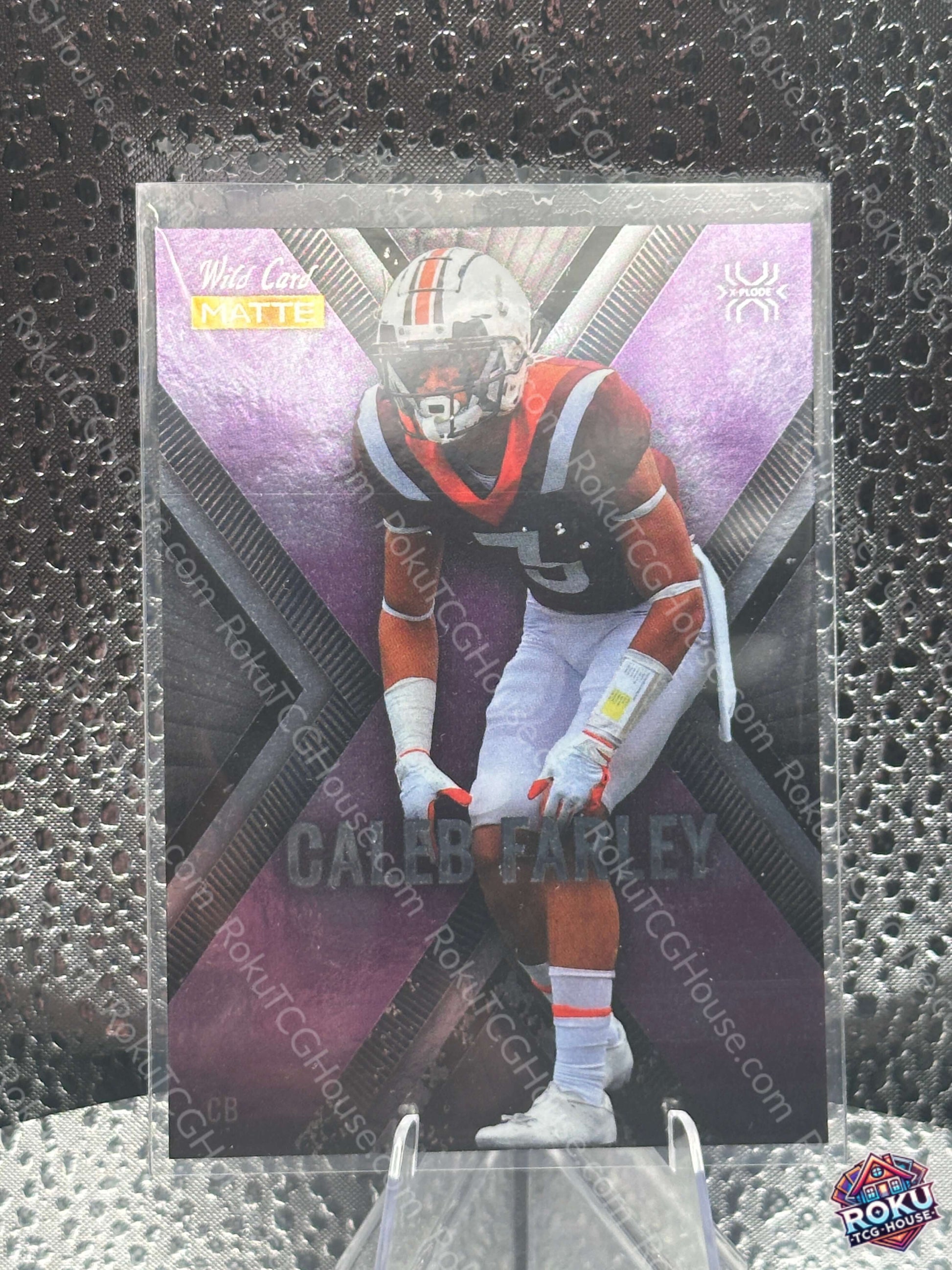 Caleb Farley Rookie 2021 NFL Card NM front