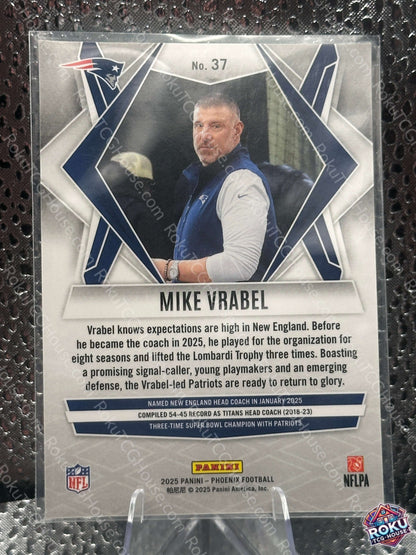 Mike Vrabel 2025 NFL Card NM back