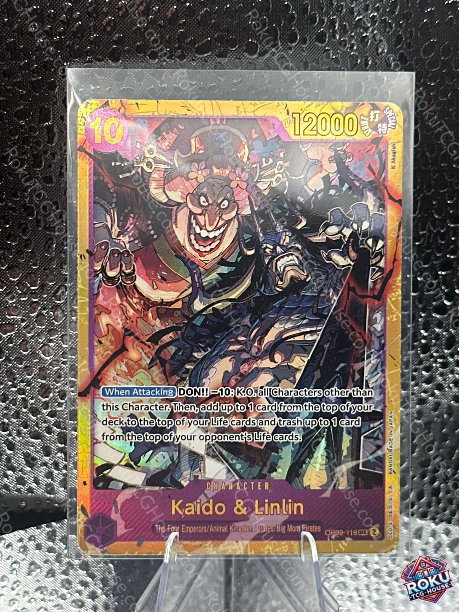 Kaido Linlin Two Legends One Piece Card NM front