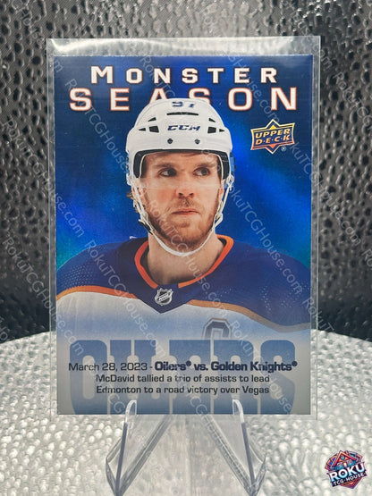 Connor McDavid 2023 NHL Card NM front