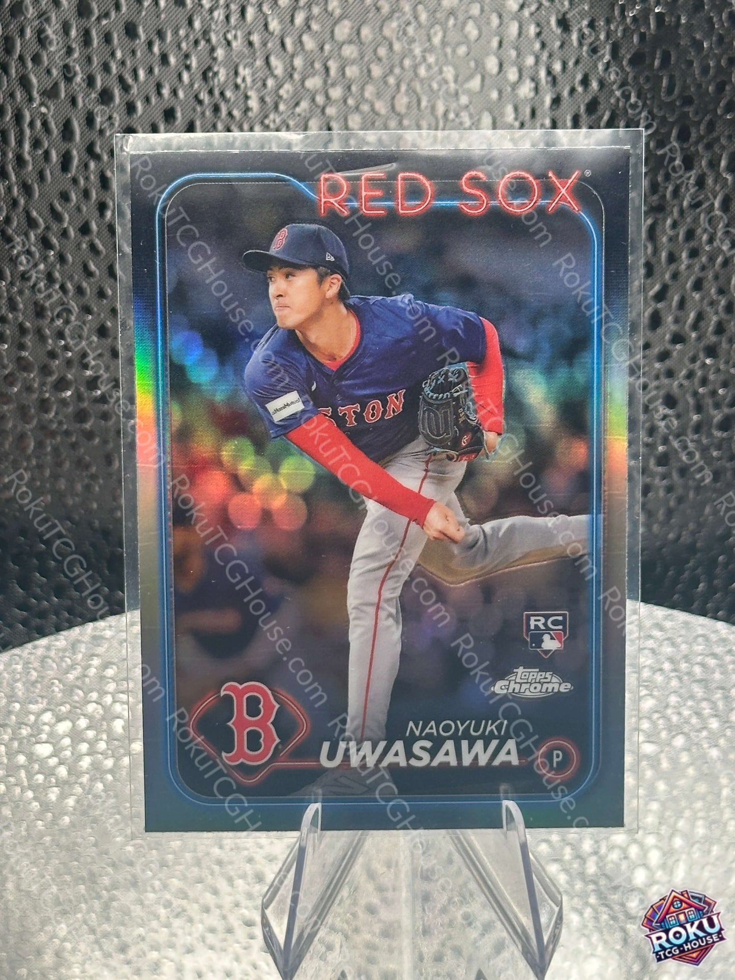 Naoyuki Uwasawa Refractor 2024 MLB Card NM front