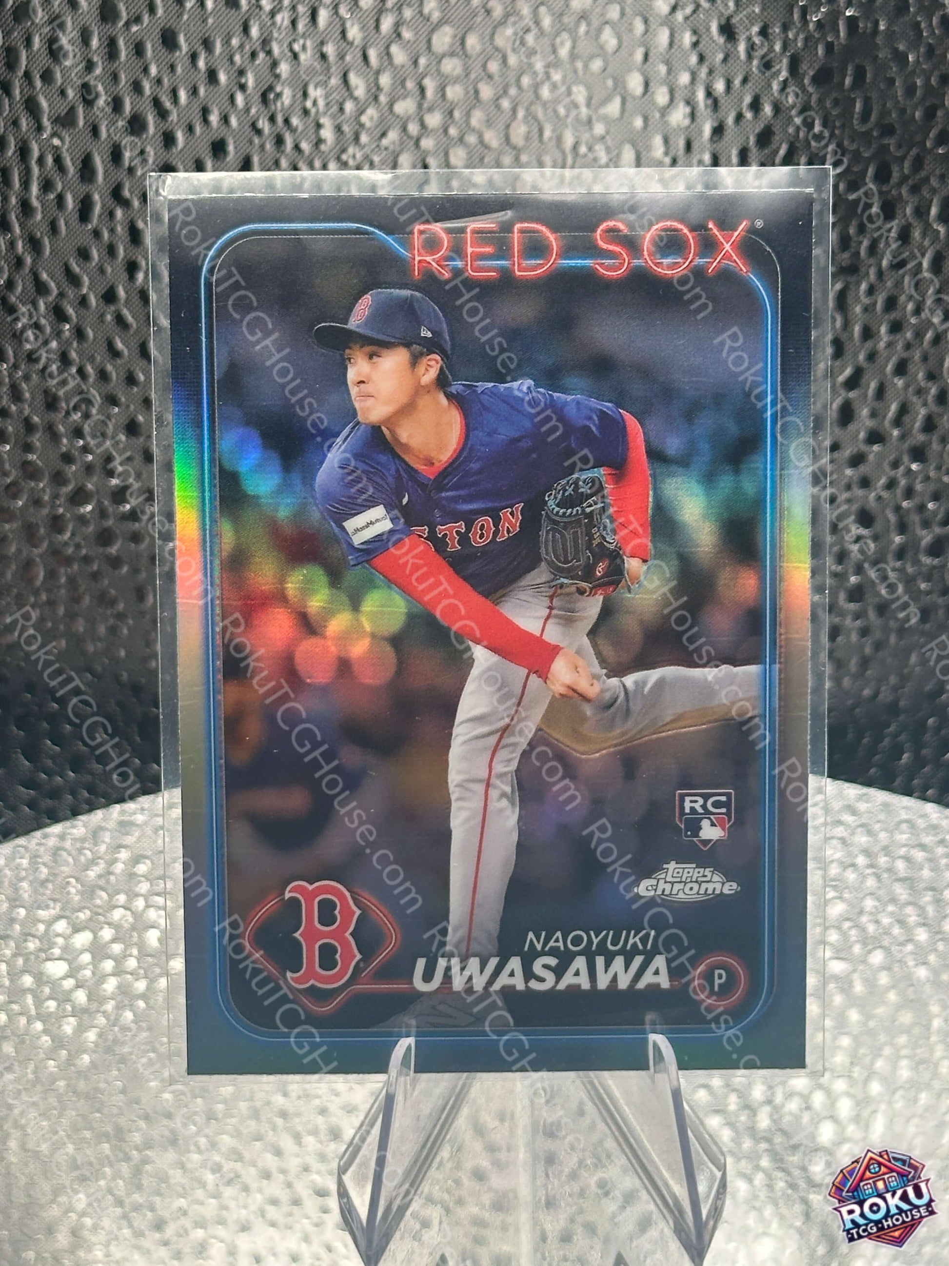 Naoyuki Uwasawa Refractor 2024 MLB Card NM front
