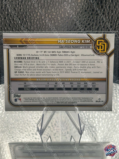 Ha Seong Kim 2022 MLB Card NM