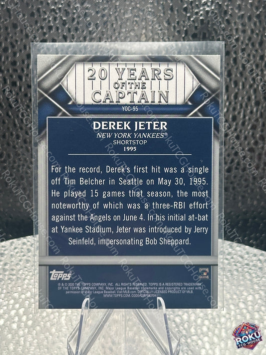Derek Jeter (20 Yrs of the Capt.) - 2020 MLB Card (NM)