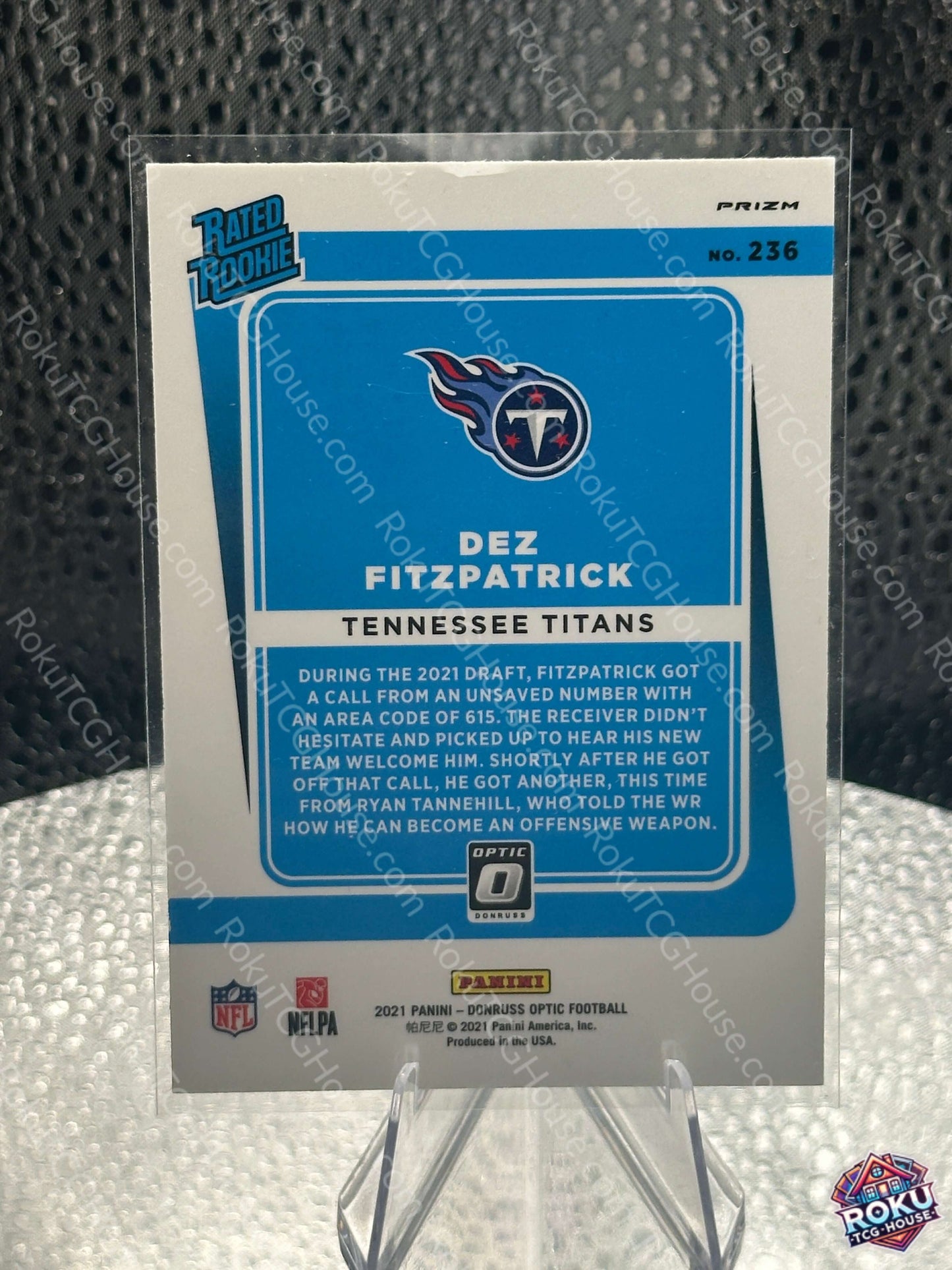 Dez Fitzpatrick 2021 NFL Rookie Near Mint Football Card