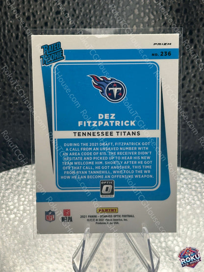 Dez Fitzpatrick 2021 NFL Rookie Near Mint Football Card
