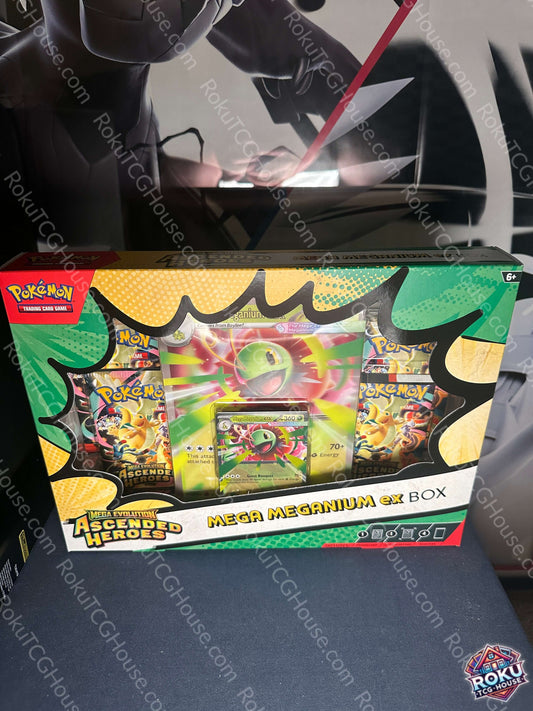 Ascended Heroes Mega Meganium ex Box Pokemon TCG