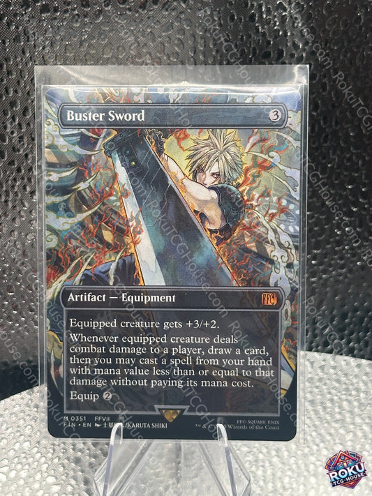 Buster Sword - Final Fantasy - Magic: The Gathering Card (NM)