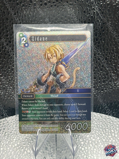 Zidane Foil Final Fantasy TCG Opus XIV Crystal Abyss card front