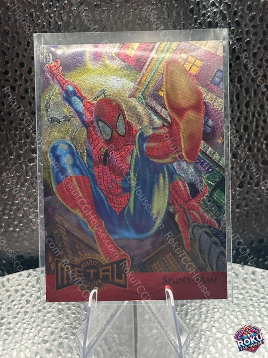 Spider-Man (Marvel Metal Blaster) - Vintage Marvel Card (NM)