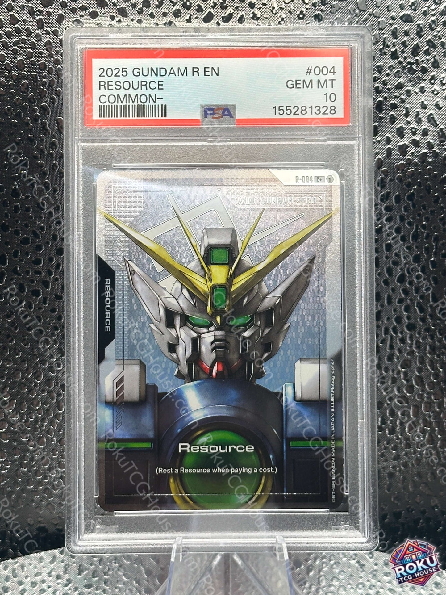 Newtype Rising Gundam Card R-004 PSA 10 graded front
