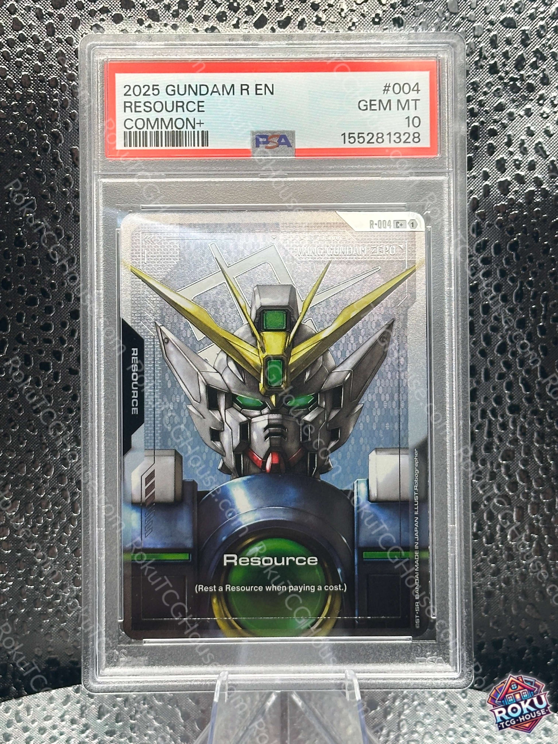 Newtype Rising Gundam Card R-004 PSA 10 graded front