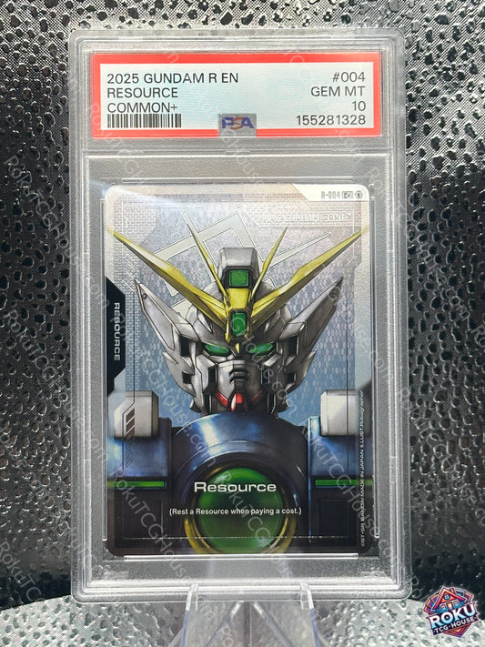 Newtype Rising Gundam Card R-004 PSA 10 graded front